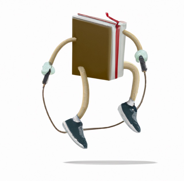 A book jumping rope